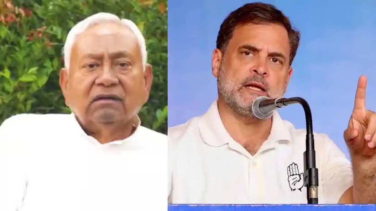 पूर्व सीएम नीतीश कुमार पर राहुल गांधी का बड़ा हमला, बीजेपी क पूर्व सीएम नीतीश कुमार पर राहुल गांधी का बड़ा हमला, बीजेपी क