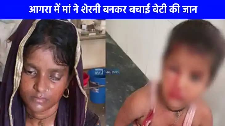 UP NEWS: शेरनी बनकर जंगली जानवर से भीड़ गई मां, 4 मिनट तक चल UP NEWS: शेरनी बनकर जंगली जानवर से भीड़ गई मां, 4 मिनट तक चल