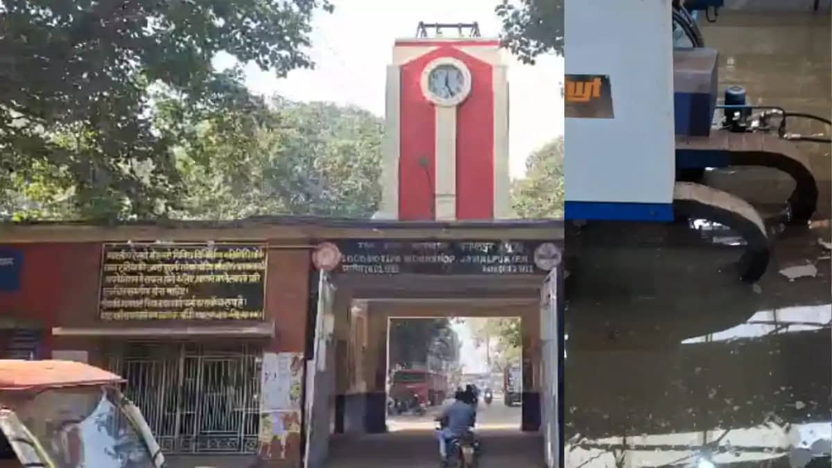 Heavy Rain Floods Jamalpur Rail Workshop Work Comes to Halt Heavy Rain Floods Jamalpur Rail Workshop Work Comes to Halt