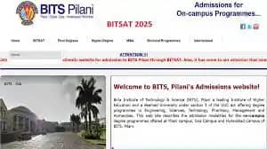 BITSAT 2025 के लिए आवेदन प्रक्रिया कल से शुरू, यूजी और पीजी BITSAT 2025 के लिए आवेदन प्रक्रिया कल से शुरू, यूजी और पीजी