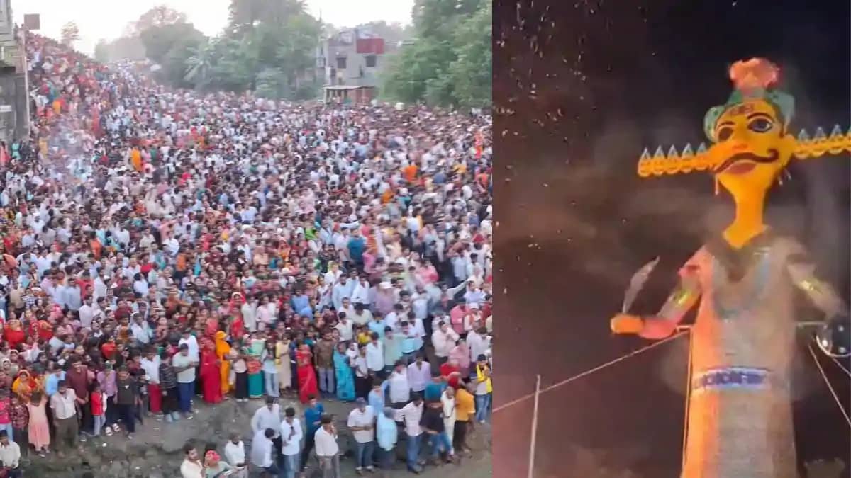 शांति और उल्लासपूर्ण माहौल में संपन्न हुआ विजयादशमी का पर्व: शांति और उल्लासपूर्ण माहौल में संपन्न हुआ विजयादशमी का पर्व: