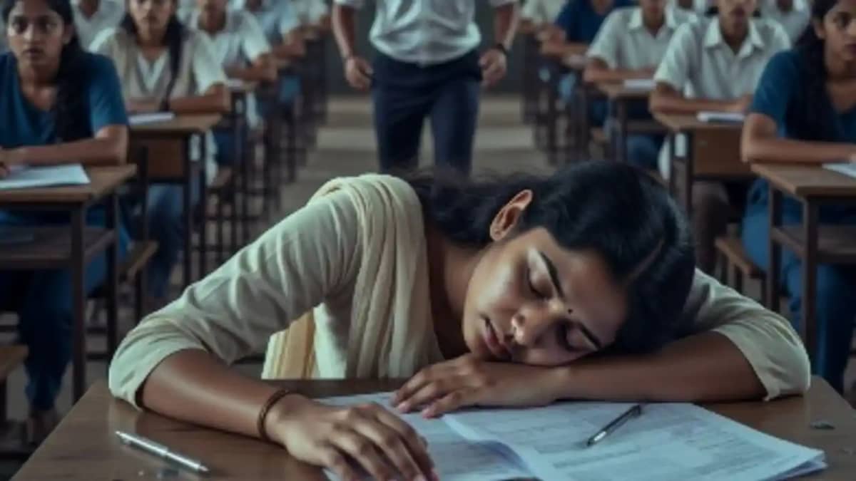 Girl Faints During Matric Exam Panic at Centre Girl Faints During Matric Exam Panic at Centre