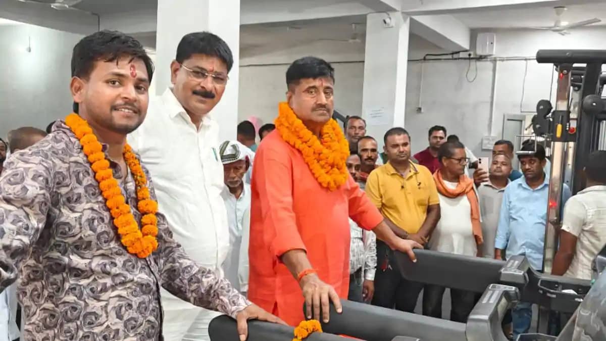 मुजफ्फरपुर के कांटी नगर परिषद को मिला आधुनिक जिम का उपहार, प मुजफ्फरपुर के कांटी नगर परिषद को मिला आधुनिक जिम का उपहार, प