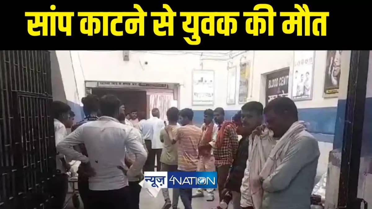 सांप काटने से युवक की मौत सांप काटने से युवक की मौत