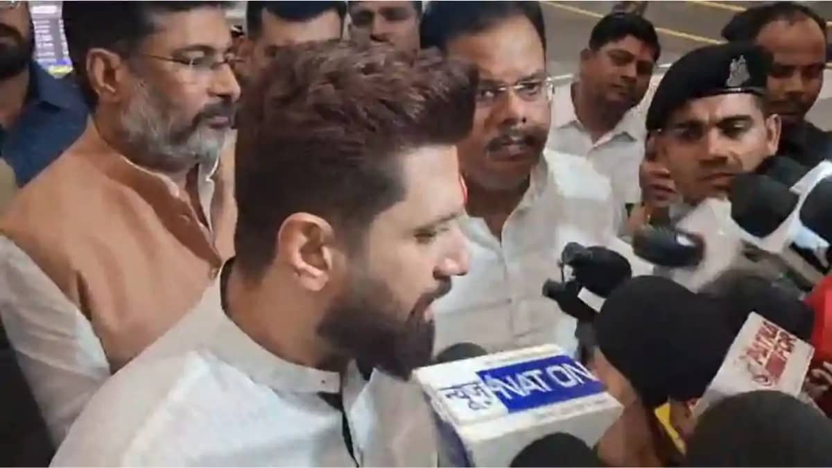 केंद्रीय मंत्री चिराग पासवान ने एनडीए उम्मीदवारों की जीत का केंद्रीय मंत्री चिराग पासवान ने एनडीए उम्मीदवारों की जीत का
