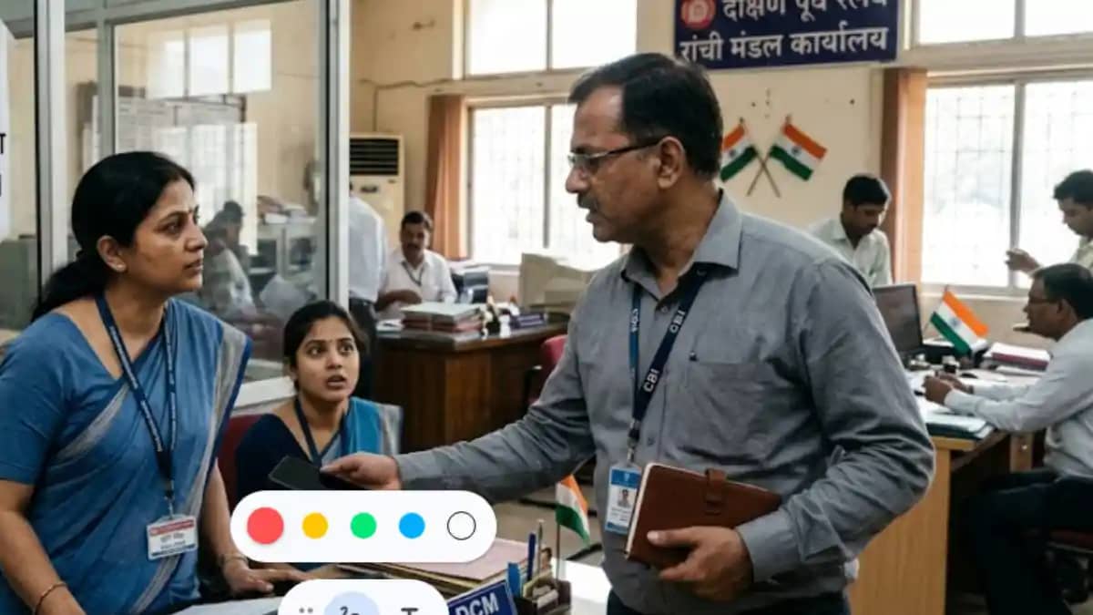 रेलवे में CBI का 'महा-ऑपरेशन': सीनियर DCM का मोबाइल जब्त, रि रेलवे में CBI का 'महा-ऑपरेशन': सीनियर DCM का मोबाइल जब्त, रि