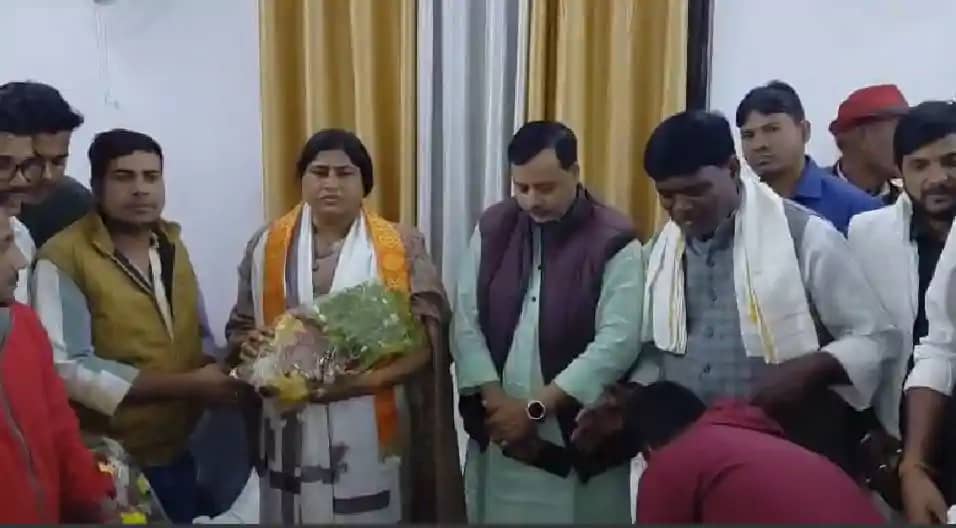मंत्री बनने के बाद पहली बार पू्र्णिया पहुंचीं लेशी सिंह, भोल मंत्री बनने के बाद पहली बार पू्र्णिया पहुंचीं लेशी सिंह, भोल