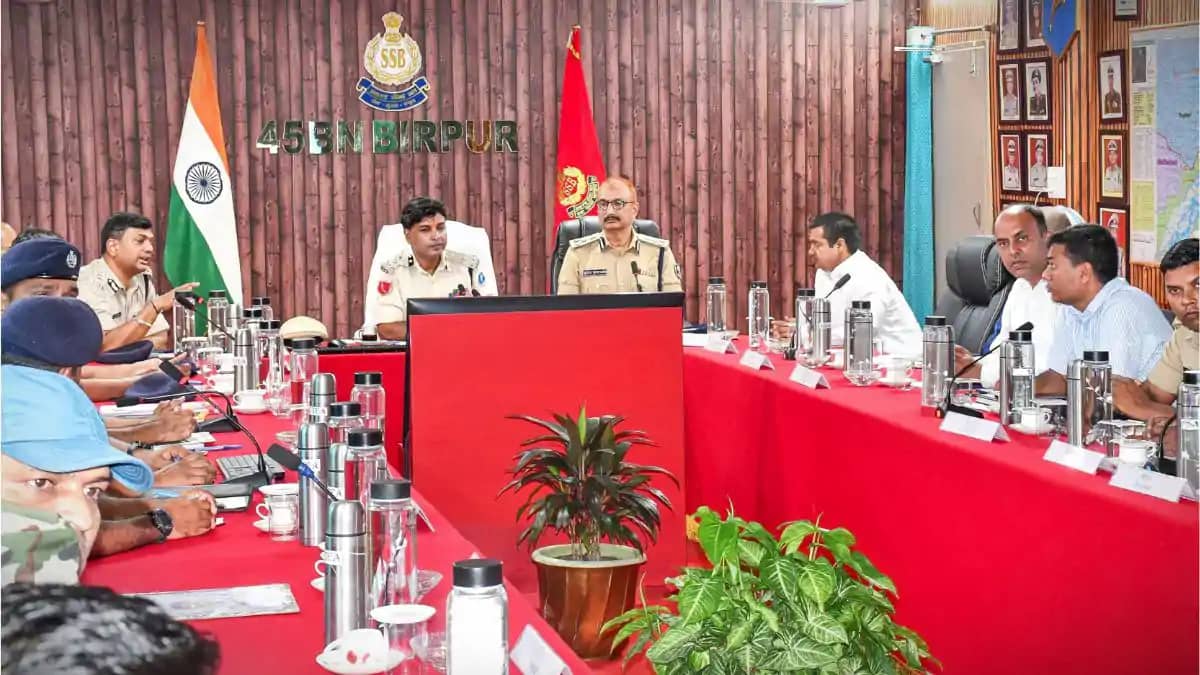 सीमा सुरक्षा सुदृढ़ करने के लिए 45वीं वाहिनी एसएसबी बीरपुर म सीमा सुरक्षा सुदृढ़ करने के लिए 45वीं वाहिनी एसएसबी बीरपुर म