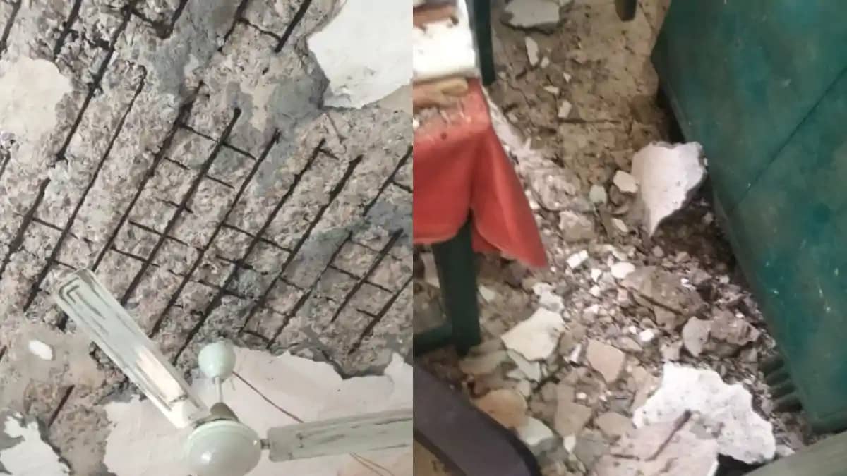 नवादा के कौआकोल पीएचसी में लगातार दूसरे दिन गिरी छत, स्वास्थ नवादा के कौआकोल पीएचसी में लगातार दूसरे दिन गिरी छत, स्वास्थ