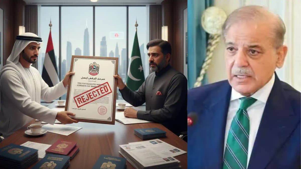 UAE ने पाकिस्तानी नागरिकों को वीज़ा देना किया बंद शहबाज शरीफ UAE ने पाकिस्तानी नागरिकों को वीज़ा देना किया बंद शहबाज शरीफ