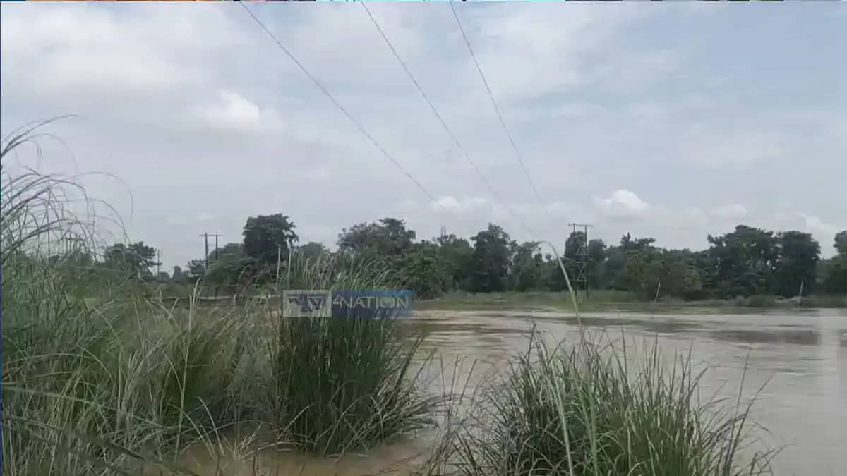 Bagmati River Crosses Danger Mark Flood Threat Looms in Muza Bagmati River Crosses Danger Mark Flood Threat Looms in Muza