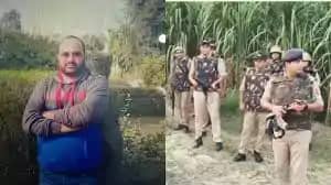 Police Encounter - एक लाख के इनामी बदमाश को पुलिस ने किया ढे Police Encounter - एक लाख के इनामी बदमाश को पुलिस ने किया ढे