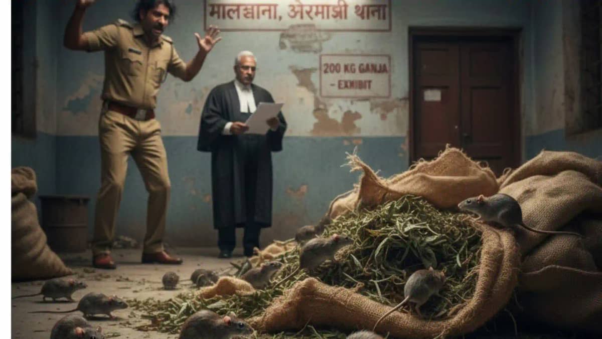 खाकी की 'चूहा' चाल....पुलिस की नाक के नीचे 200 किलो गांजा डक खाकी की 'चूहा' चाल....पुलिस की नाक के नीचे 200 किलो गांजा डक