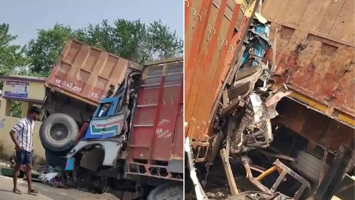 बिहिया-बिहटा स्टेट हाईवे पर भीषण हादसा : दो ट्रकों में आमने- बिहिया-बिहटा स्टेट हाईवे पर भीषण हादसा : दो ट्रकों में आमने-