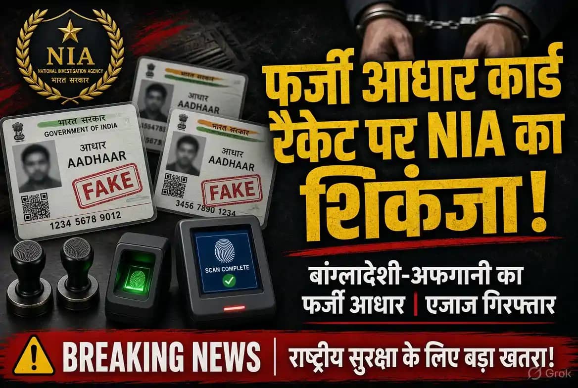 Muzaffarpur NIA to Probe Fake Aadhaar Muzaffarpur NIA to Probe Fake Aadhaar