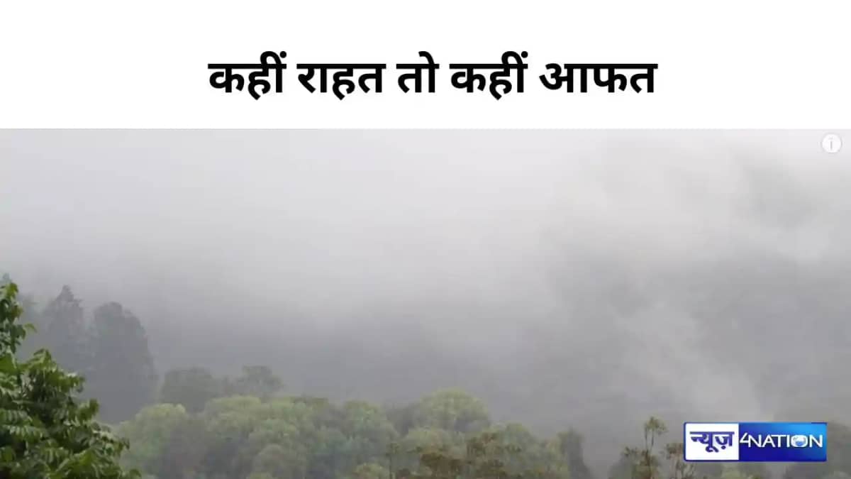 Bihar weather: बिहार में बारिश से कहीं राहत तो कहीं आफत,12 ज Bihar weather: बिहार में बारिश से कहीं राहत तो कहीं आफत,12 ज