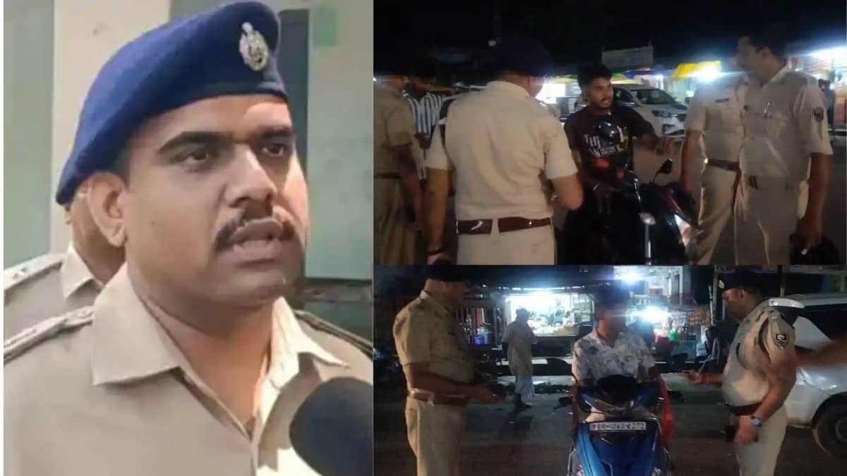 Banka police vehicle checking drive Banka police vehicle checking drive