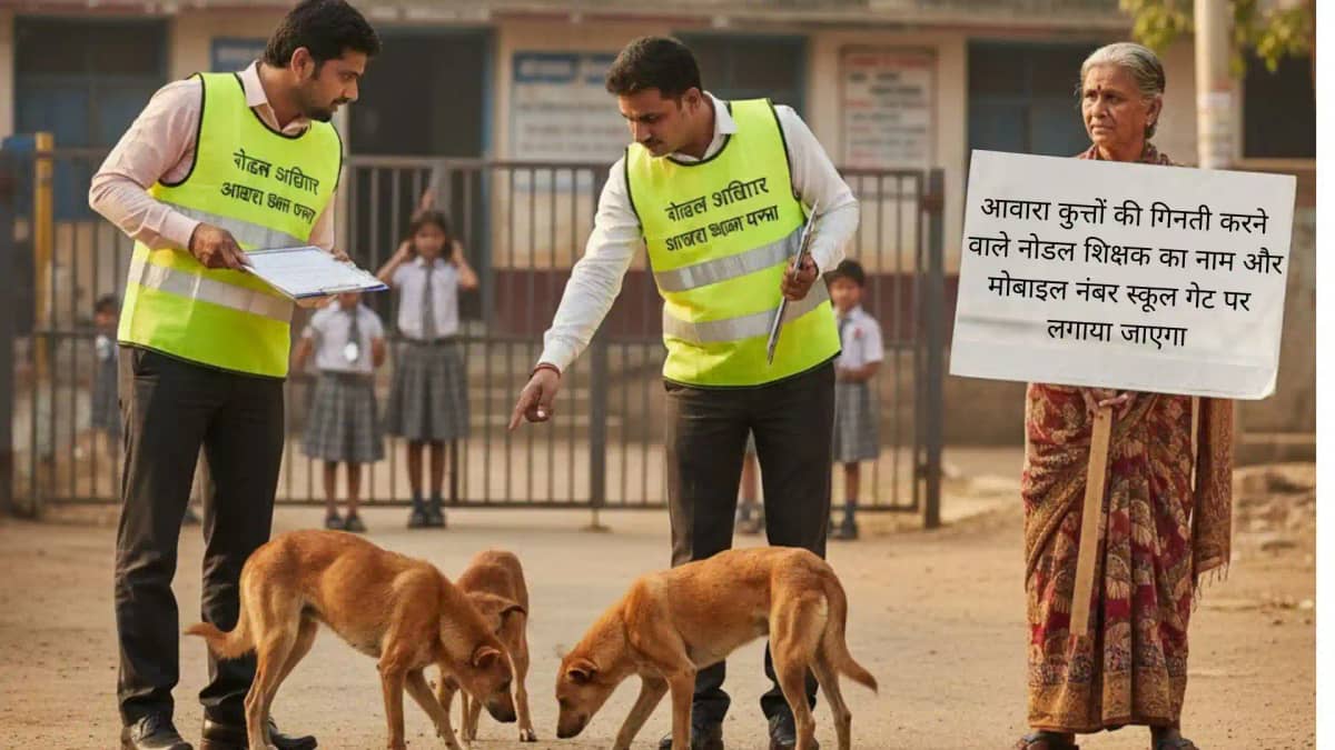 Teacher News: 'अब कुत्ते गिनना ही बाकी था': शिक्षकों को मिली Teacher News: 'अब कुत्ते गिनना ही बाकी था': शिक्षकों को मिली