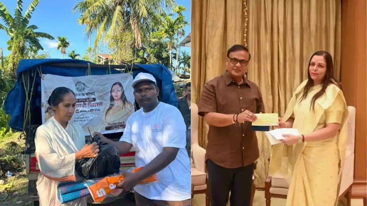 ‘कमला विद असम’ अभियान के तहत बाढ़ पीड़ितों की मदद में जुटा क ‘कमला विद असम’ अभियान के तहत बाढ़ पीड़ितों की मदद में जुटा क