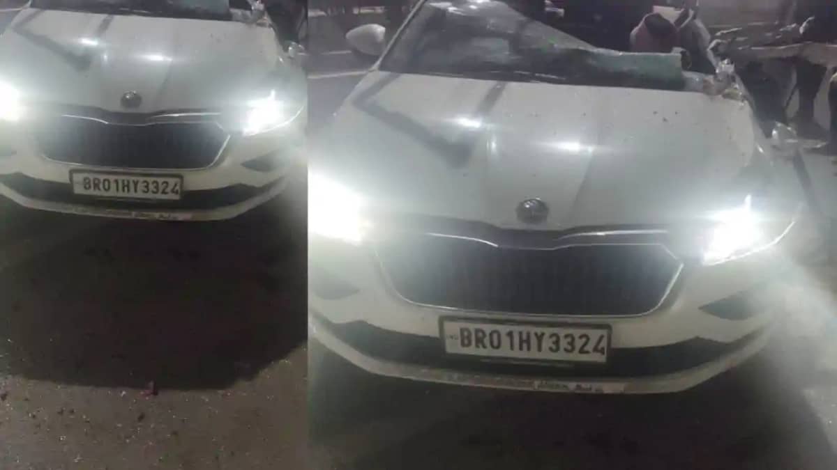 Container Turns Killer at Sarai Toll Doctor Couple Dies Biha Container Turns Killer at Sarai Toll Doctor Couple Dies Biha