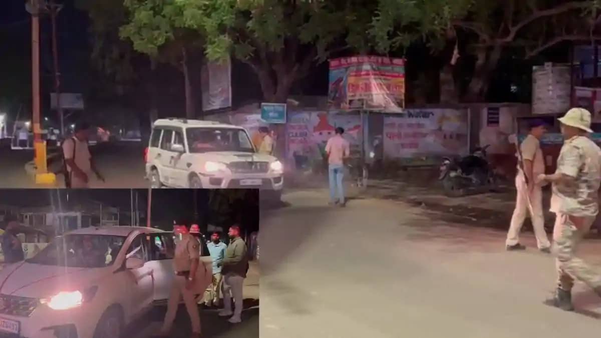 वाहन चेकिंग वाहन चेकिंग