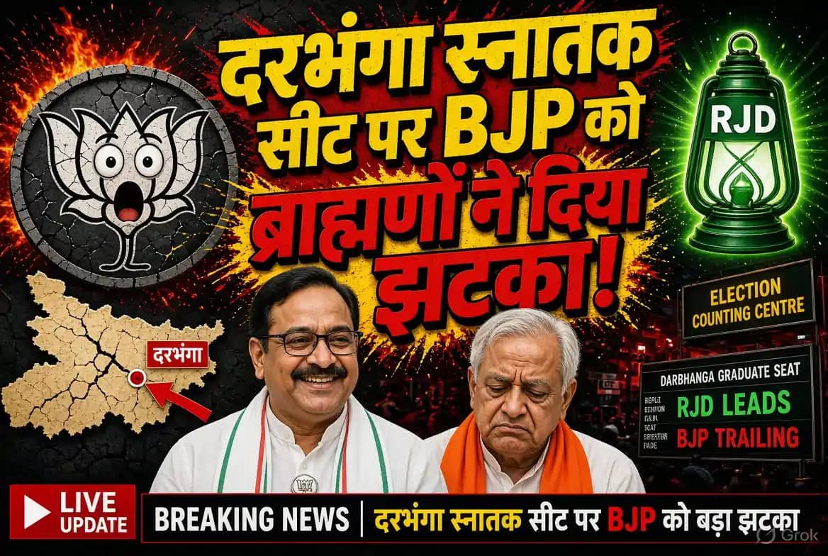 Darbhanga MLC Result BJP Shocked RJD Faces MY Vote Challenge Darbhanga MLC Result BJP Shocked RJD Faces MY Vote Challenge