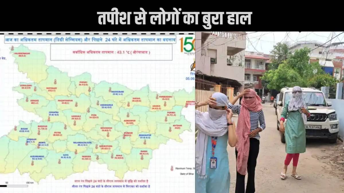 सूरज बरपा रहा आग, बिहार में भीषण गर्मी से तपीश से लोगों का ब सूरज बरपा रहा आग, बिहार में भीषण गर्मी से तपीश से लोगों का ब