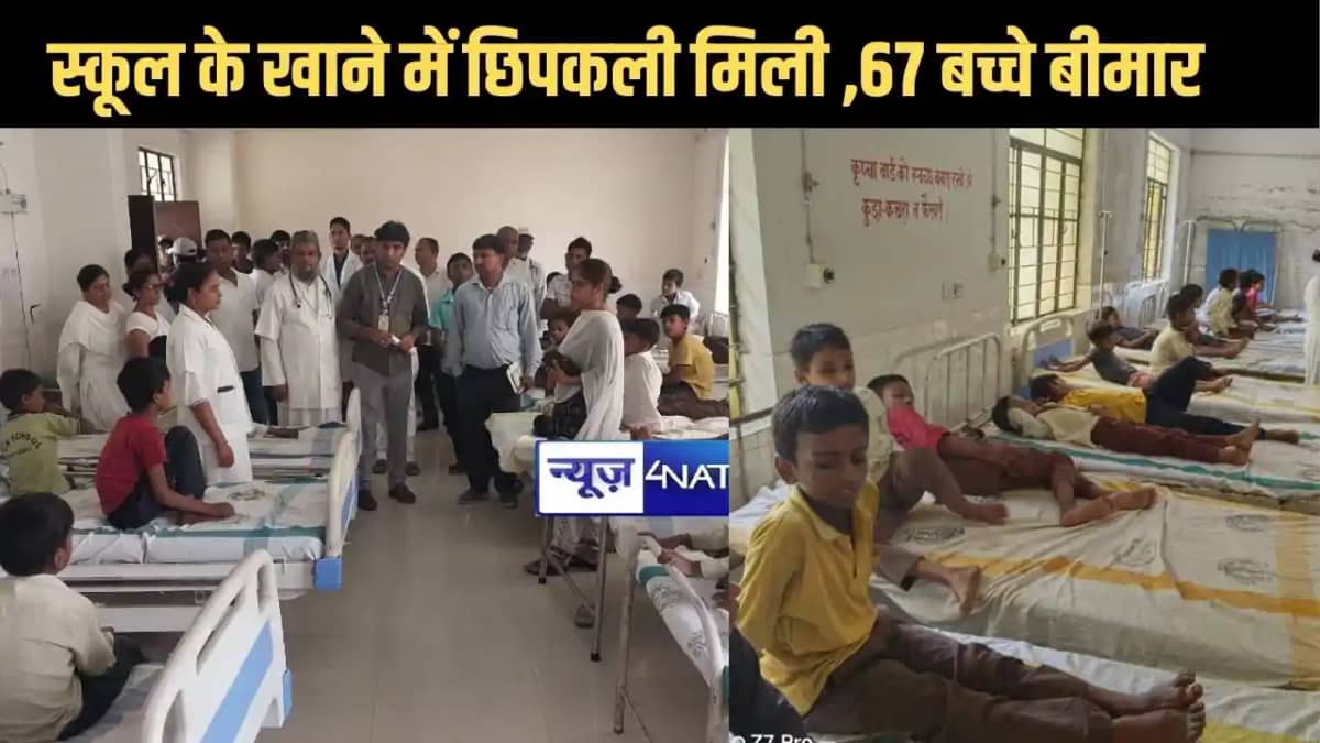 ARWAL -अरवल में खाने में छिपकली मिलने से 67 छात्रों की बिगड़ ARWAL -अरवल में खाने में छिपकली मिलने से 67 छात्रों की बिगड़